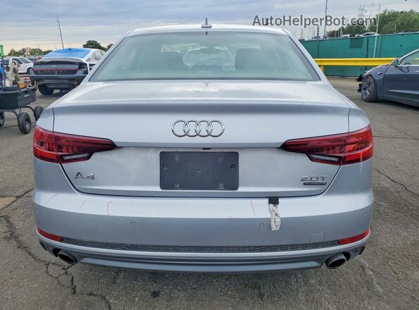 WAUENAF45JA152260 2018 AUDI A4 Silver Вид ззаду