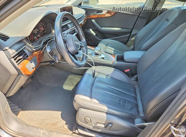 WAUENAF45KA015952 2019 AUDI A4 Gray Вид салону спереду