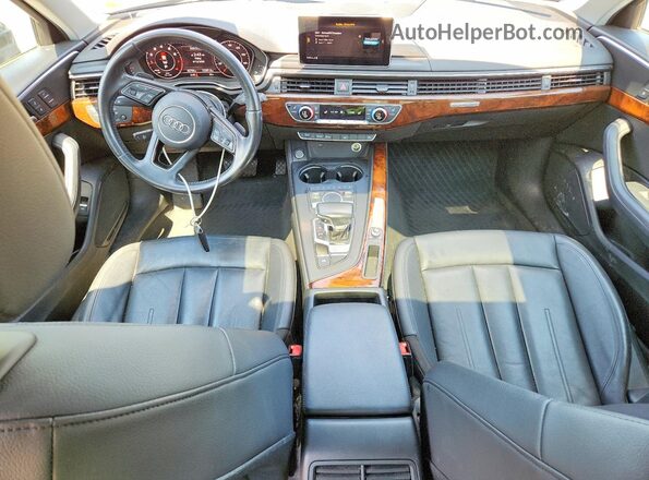 WAUENAF45KA015952 2019 AUDI A4 Gray Вид панелі приладів