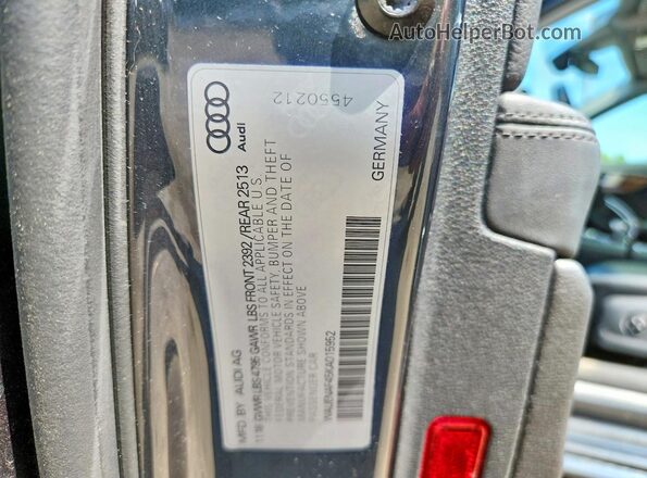 WAUENAF45KA015952 2019 AUDI A4 Gray Вид підкапотного простору
