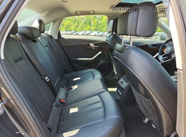 WAUENAF45KA015952 2019 AUDI A4 Gray Вид задніх сидінь