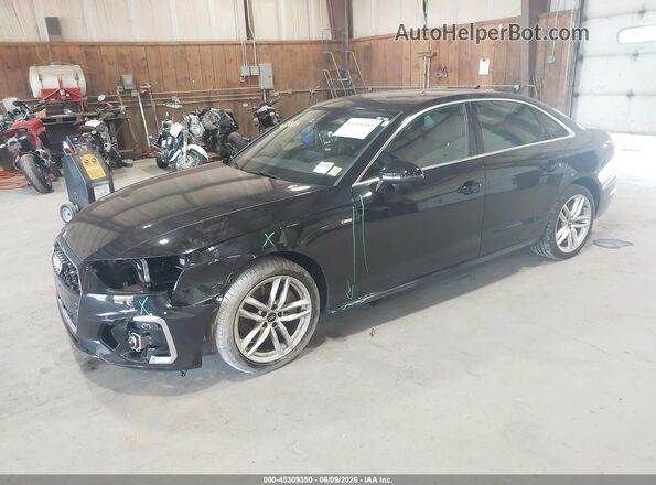 WAUENAF45LN005268 2020 AUDI A4 Black Передня ліва чверть