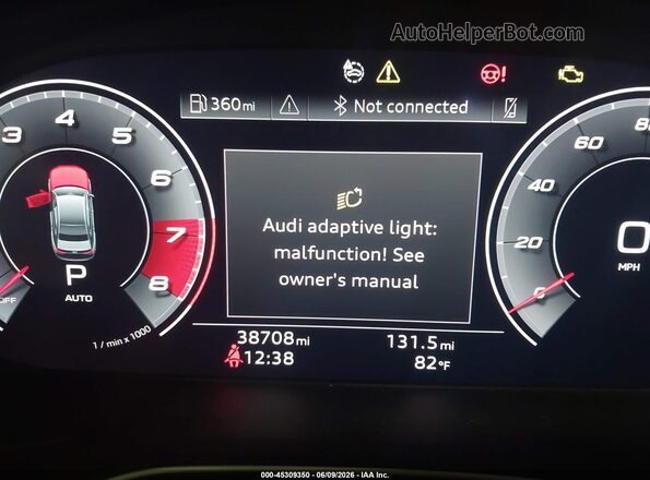 WAUENAF45LN005268 2020 AUDI A4 Black 