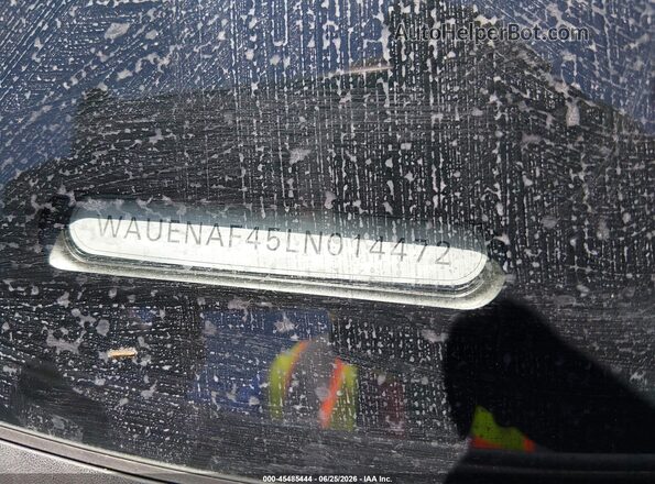 WAUENAF45LN014472 2020 AUDI A4 White Вид підкапотного простору