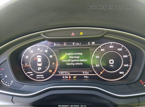 WAUENAF46HN019722 2017 AUDI OTHER Black Вид задніх сидінь