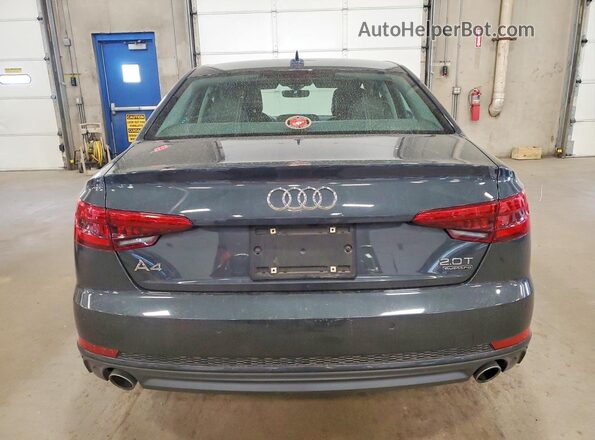 WAUENAF46HN040229 2017 AUDI A4 Gray Widok z tyłu