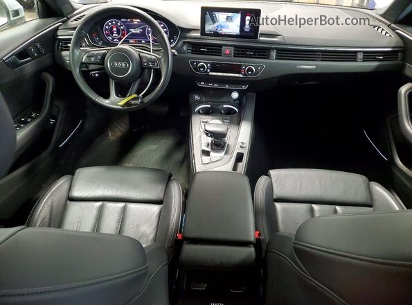WAUENAF46JA090951 2018 AUDI A4 Silver Вид панелі приладів