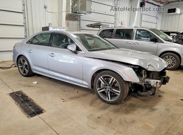 WAUENAF46JA090951 2018 AUDI A4 Silver Передня права чверть