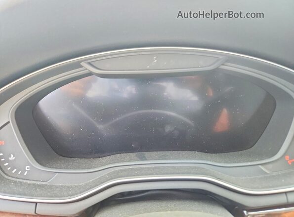 WAUENAF46JA130896 2018 AUDI A4 Black Instrument cluster view