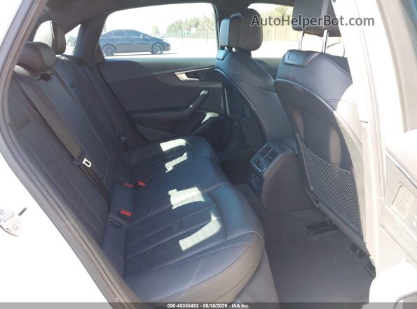 WAUENAF46JN001890 2018 AUDI A4 White Vista de la etiqueta del VIN