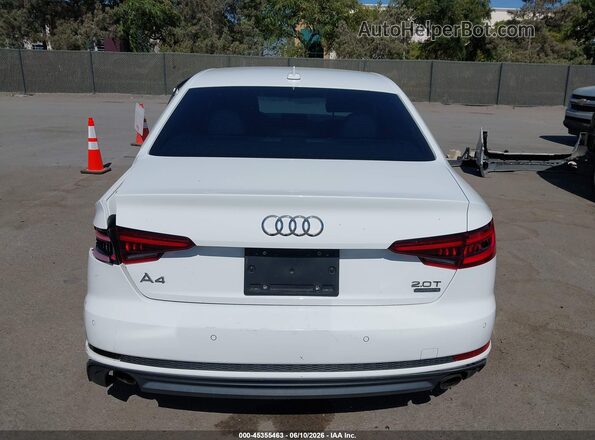 WAUENAF46JN001890 2018 AUDI A4 White 