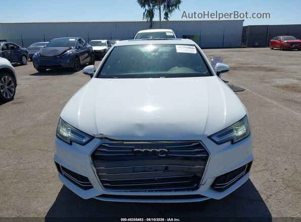 WAUENAF46JN001890 2018 AUDI A4 White Vista del cuadro de instrumentos
