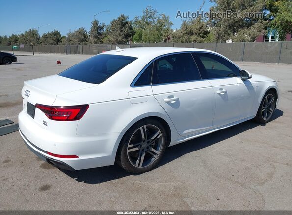 WAUENAF46JN001890 2018 AUDI A4 White Trasero derecho