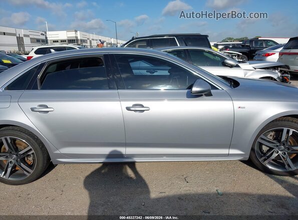 WAUENAF46JN008533 2018 AUDI A4 Gray Widok wnętrza z tyłu