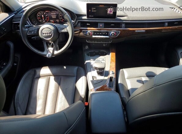 WAUENAF46KN001695 2019 AUDI A4 Black Widok deski rozdzielczej