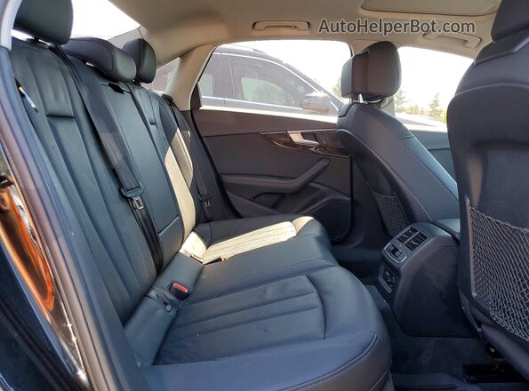 WAUENAF46KN001695 2019 AUDI A4 Black Widok tylnych siedzeń