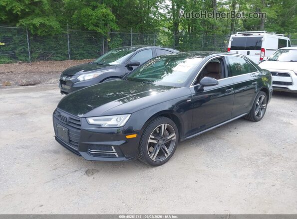 WAUENAF47HN023309 2017 AUDI A4 Black Передня ліва чверть