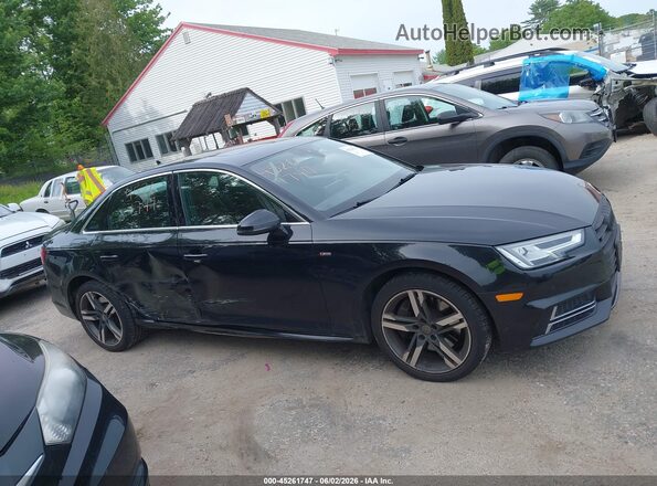 WAUENAF47HN023309 2017 AUDI A4 Black Вид задньої частини салону