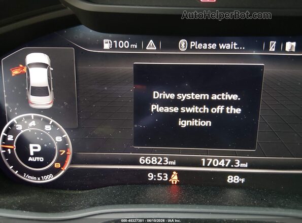WAUENAF47KA007612 2019 AUDI A4 White 