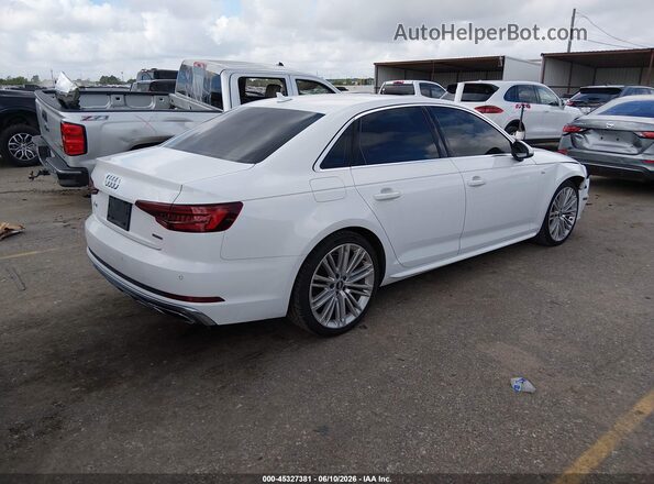 WAUENAF47KA007612 2019 AUDI A4 White Rear right