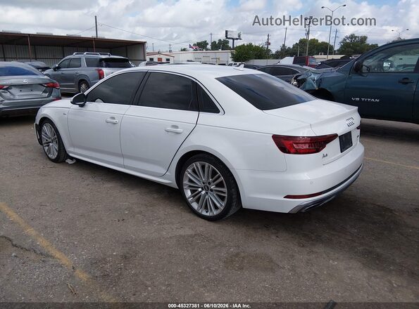 WAUENAF47KA007612 2019 AUDI A4 White Rear left