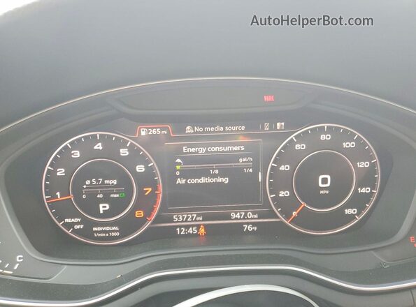 WAUENAF47KA009750 2019 AUDI A4 Black 
