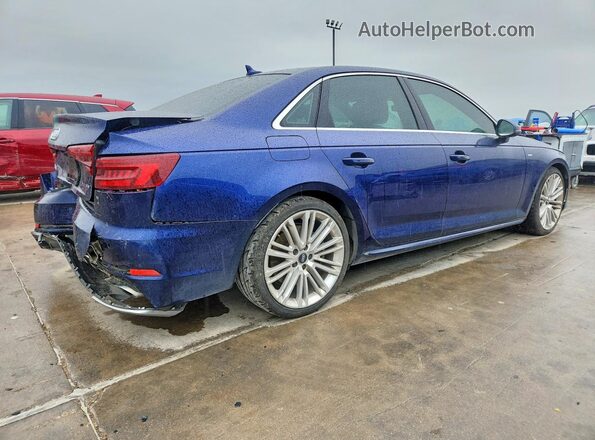 WAUENAF47KN019624 2019 AUDI A4 Blue Trasero derecho