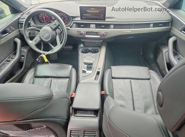 WAUENAF47KN019624 2019 AUDI A4 Blue Vista del salpicadero