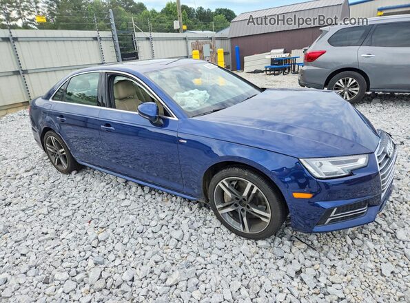 WAUENAF48HN037249 2017 AUDI A4 Blue Front right