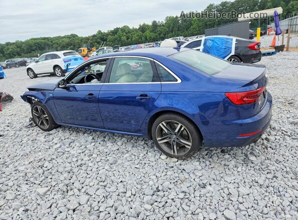 WAUENAF48HN037249 2017 AUDI A4 Blue Rear left