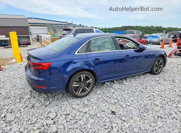WAUENAF48HN037249 2017 AUDI A4 Blue Rear right
