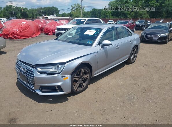 WAUENAF48JA079336 2018 AUDI A4 Серебряный Вид спереди
