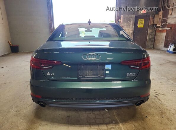 WAUENAF48JA130088 2018 AUDI A4 Green Вид ззаду