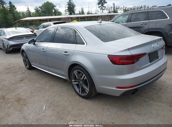 WAUENAF48JN006993 2018 AUDI A4 Silver Tył lewy