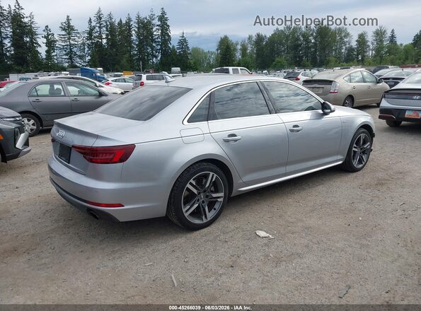 WAUENAF48JN006993 2018 AUDI A4 Silver Tył prawy