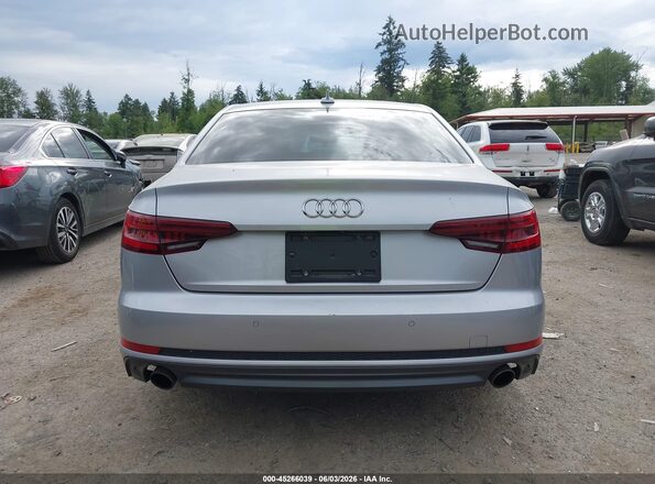 WAUENAF48JN006993 2018 AUDI A4 Silver 
