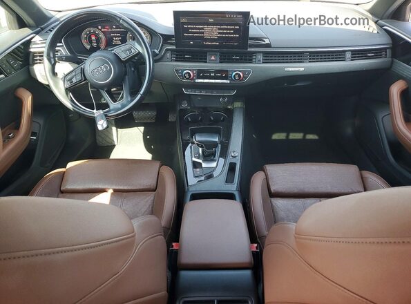 WAUENAF48LN008861 2020 AUDI A4 Blue Vista del salpicadero