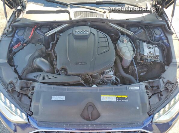 WAUENAF48LN008861 2020 AUDI A4 Blue Vista interior trasera