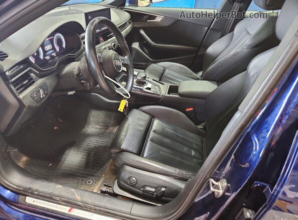 WAUENAF48LN010688 2020 AUDI A4 Синий Вид салона спереди