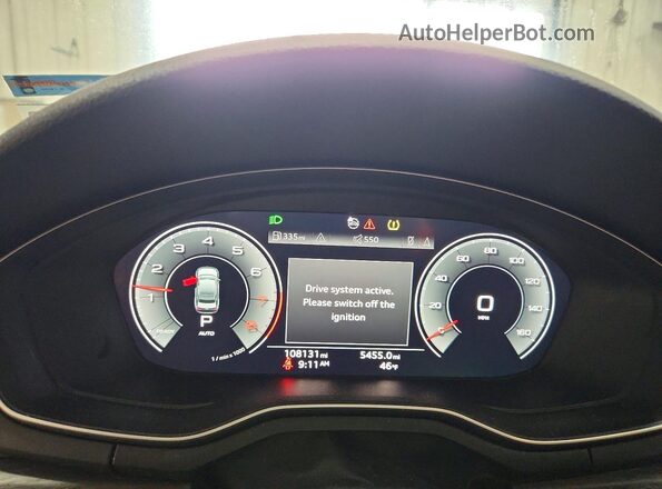 WAUENAF48LN010688 2020 AUDI A4 Синий Вид щитка приборов