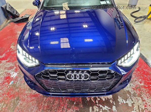 WAUENAF48LN010688 2020 AUDI A4 Синий Вид задней части салона