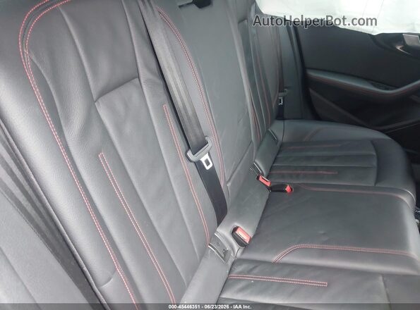 WAUENAF49JN009501 2018 AUDI A4 Black VIN კოდის სტიკერის ხედი