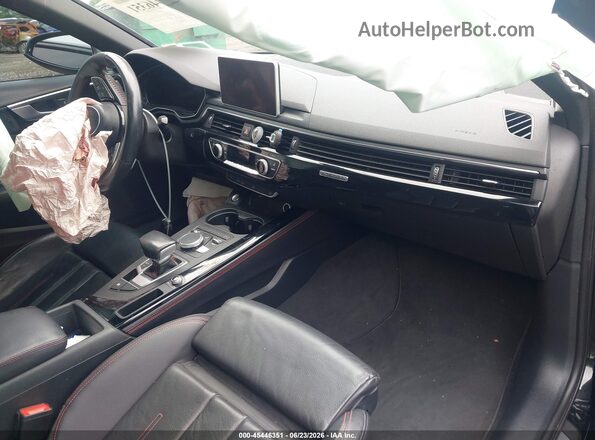 WAUENAF49JN009501 2018 AUDI A4 Black წინა სალონის ხედი