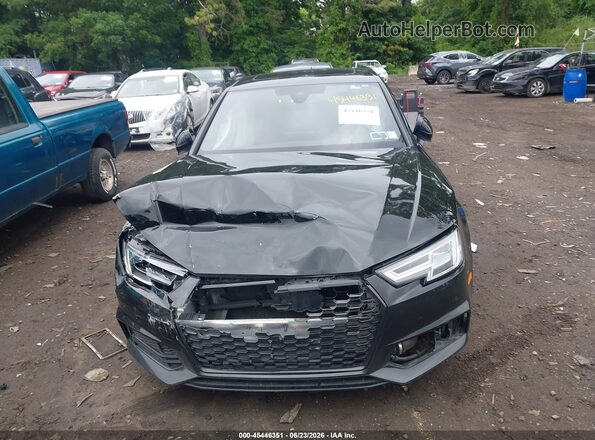WAUENAF49JN009501 2018 AUDI A4 Black ხელსაწყოთა პანელის ხედი