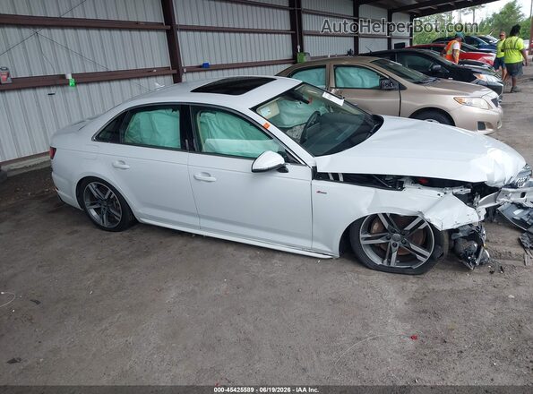WAUENAF49JN013421 2018 AUDI A4 White Vista interior trasera