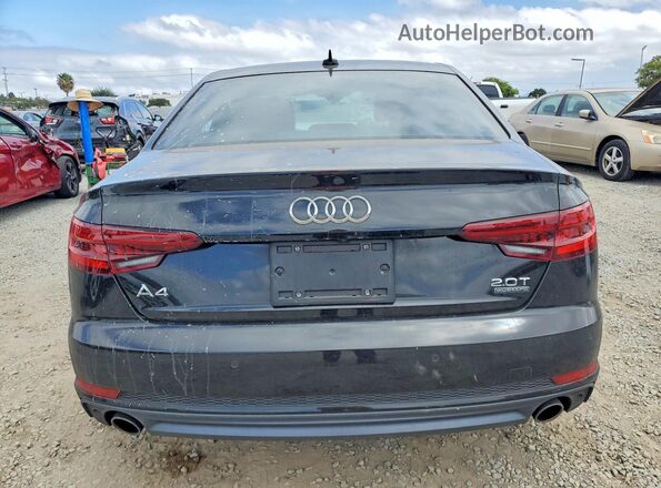WAUENAF4XJA063526 2018 AUDI A4 Black უკანა ხედი