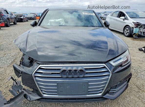 WAUENAF4XJA063526 2018 AUDI A4 Black წინა ხედი
