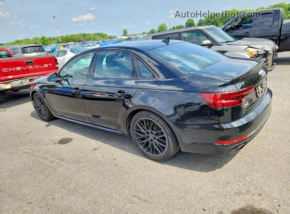 WAUENAF4XJN000970 2018 AUDI A4 Black Rear left