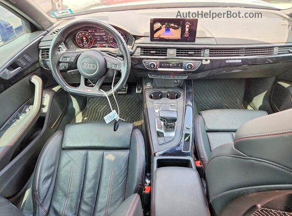 WAUENAF4XJN000970 2018 AUDI A4 Black Dashboard view