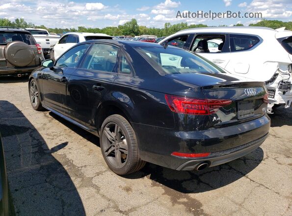 WAUENAF4XJN016473 2018 AUDI A4 Black Rear left
